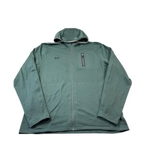 Ten Thousand Times Green Grid Fleece Polartec Size XL
